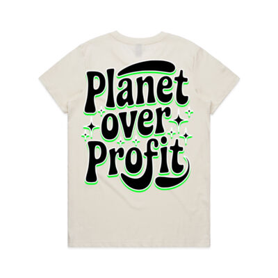 women's planet over profit tee Thumbnail
